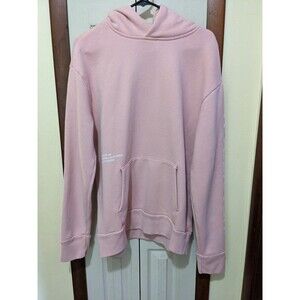 Hollister Women's Light Pink Pullover Hoodie Sweater South Cali Graphic Size L